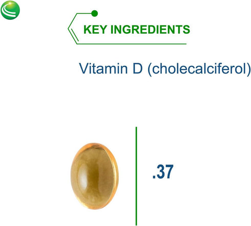 Nutra BioGenesis Vitamin D 5000 - Vitamin D3 5000 IU for Calcium Absorption and Immune Function - 90 Softgels