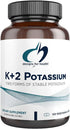 Designs for Health K+2 Potassium - 300mg Two Forms of Potassium - Supplement Support for Healthy Blood Pressure