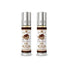 Al-Rehab Choco Musk Concentrated Perfume Rollerball for Unisex 0.2 Ounce Pack of 2