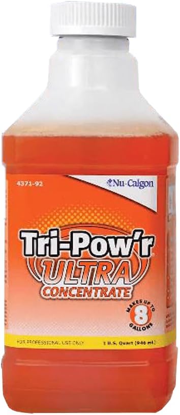 Nu-Calgon 4371-92 Tri-Pow'r Ultra Concentrate (Single) 1 Quart Bottle