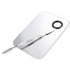 Makeup Mixing Palette, Upgraded Stainless Steel Metal Mixing Tray with Spatula for Foundation and Nail-Art