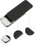 2Pack Mini Dental Floss Case, Portable Floss Dispenser, Refillable Glide Floss for Travel (Black)