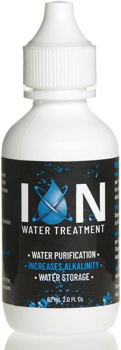 Ion Alkaline Water Drops, PH Booster & Water Treatment Drops