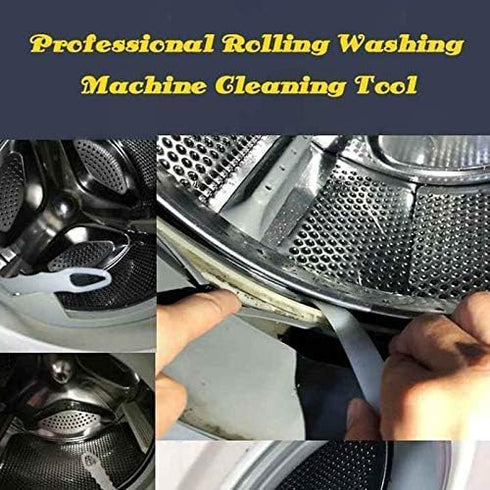 Arinda Rolling Washing Machine Cleaning Brush, Durable Nylon Cleaning Brushes for Home