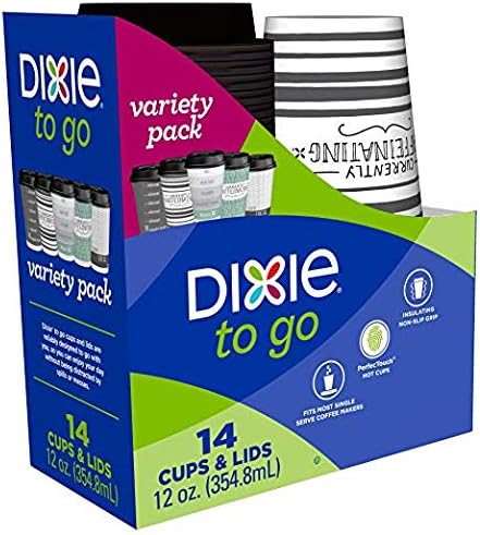 14-Pk. Coffee Cups with Lids | 12-oz