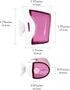 Linkidea 3PCS Travel Toothbrush Head Covers with Suction Cup Portable Wall Mount Holder, Convenient Toothbrush Cap