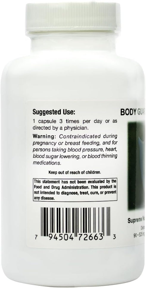 Supreme Nutrition Body Guard Supreme, 90 Pure Chanca Piedra Capsules