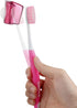 Linkidea 3PCS Travel Toothbrush Head Covers with Suction Cup Portable Wall Mount Holder, Convenient Toothbrush Cap