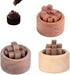 RICHINNA Wood Diffuser,3 Set of Wood Diffuser for Essential Oils,Car Fragrant Small Aromatherapy