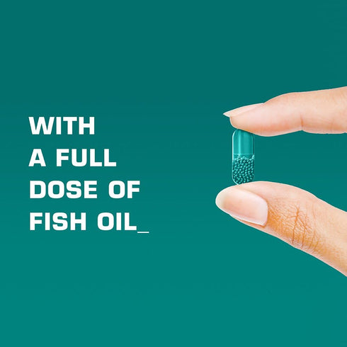 ORB Men’s MULTIVITAMIN + Fish Oil, Complete Multi + Fish Oil for Heart Health, 30 Count