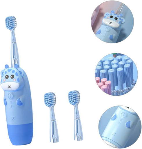 Sonic Electric Toothbrush for Kids - Soft Bristles & Colorful Lights