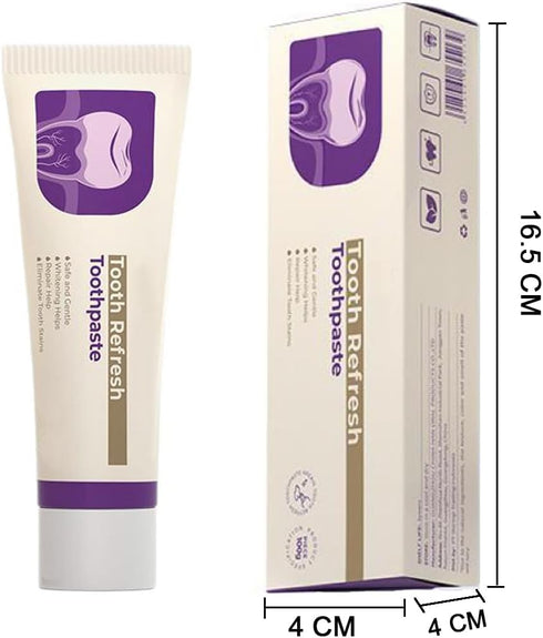 WenFeng 2 100g PCS Tooth Refresh Toothpaste,Fresh Breath,Daily Use for Oral Health