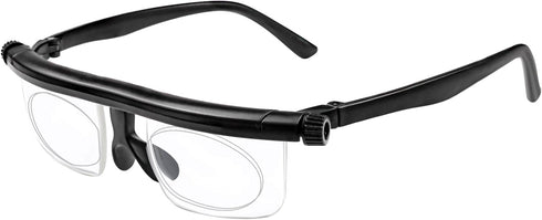 Ouolipraa 0D 400D Flex Focal Adjustable Glasses Dial Vision Reading Glasses Zoom Eyeglasses for Men Women One Power