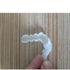 sowsmile Silicone Gel Snap on Perfect Smile Upper Lower Teeth Tooth Braces White Products with Storage Box, with Mirror