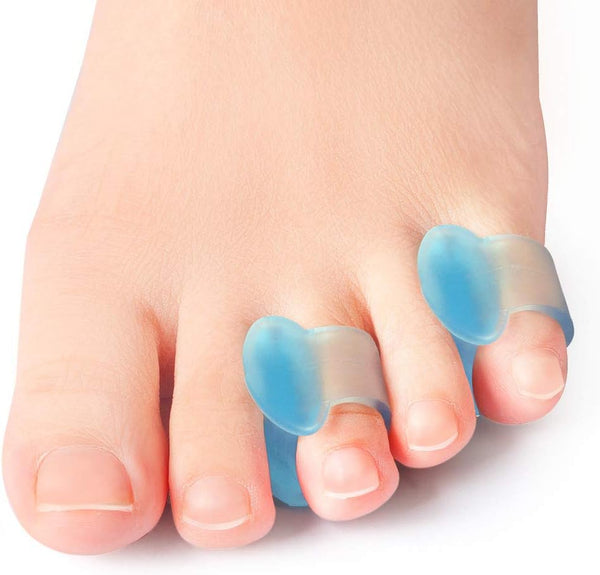 Povihome Gel Toe Separator, Pinky Toe Spacers for Overlapping Toe, Little Toe Cushions (12 Pack)