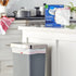 O2ktb 13 40 Count Strong Flex Tall Kitchen Trash Bags Gallon Drawstring Garbage Bags, Unscented, Durable Leak-Resistant