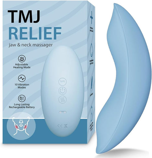rozonii TMJ Relief Products Jaw,TMJ Relief Dual Motor Massager,Features 3 Heat Mode and