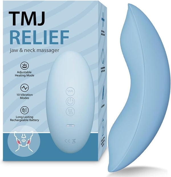 rozonii TMJ Relief Products Jaw,TMJ Relief Dual Motor Massager,Features 3 Heat Mode and