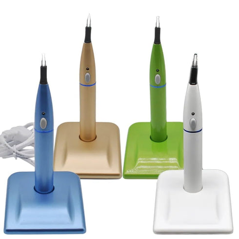 Gutta Percha Teeth Poin Cutter with 4 Tips, Endo Dissolved Breaker Cutter Tools, White