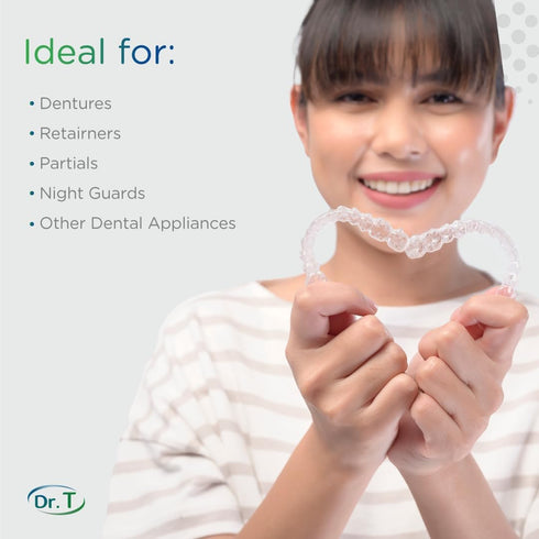 Victadent Denture, Retainer & Mouth Guard Cleanser Tablets, 24 Count