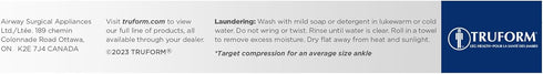 Truform Compression Stockings for Men and Women, 30-40 mmHg, Thigh High, Dot-Top, Closed Toe, Black, Medium