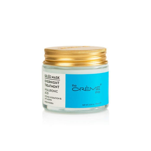 The Crème Shop Korean Skincare Overnight Gel Mask, Moisturizing, Hydrating, Anti-Aging, 2.36 oz