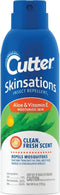 Cutter Skinsations Insect Repellent, 7% DEET, Repels Mosquitos, Ticks, Gnats, Fleas, 6 fl Ounce