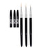 Nail Art Liner Brushes, 3PCS Metal Handle UV Gel Painting Nail Art Design Brush, 7mm/9mm/11mm