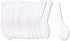 Juvale 50-Pack Disposable Plastic Chinese Soup Spoons, 5.4 x 1.5 Inches, White