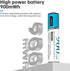 TARAVAO 1.5V (8 Pack) Constant Rechargeable AAA Lithium Batteries for Remote, Mouse, Toys, Type-C USB Charging Triple A