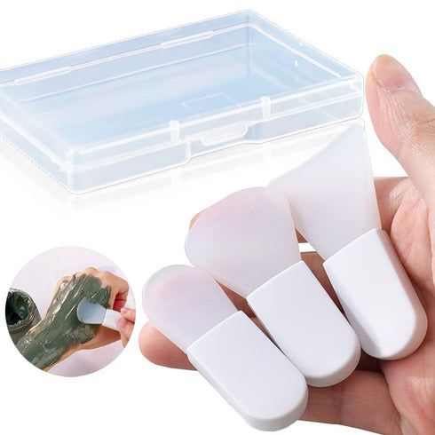 Face Mask Applicator Brushes, Mini Makeup Spatula Set for Facial Mud and Cosmetic Mask, 3PCS