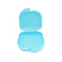 Orthodontic Retainer Case with Vent Holes, Light Blue Color