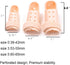 Plastic Finger Splints, 3-Size Pack Mallet Finger Brace Support, Trigger Finger Immobilizer