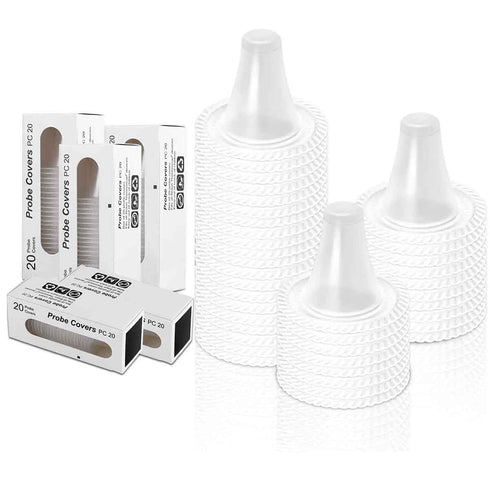 400 Pack Ear Thermometer Probe Covers - Disposable Refill Lens Filters Caps Compatible with All Braun Models
