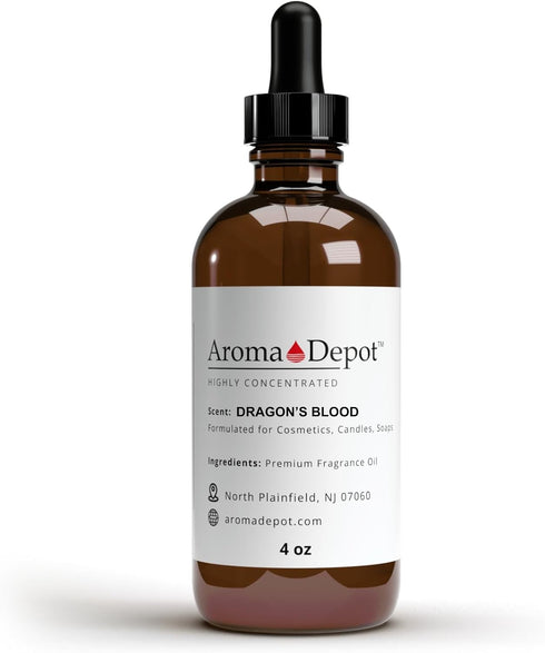 Aroma Depot Dragon's Blood Fragrance Oil - 120ml Premium Essential Oil for Candle Making and Soap Making
