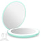 wobsion 10X Magnifying Tabletop Mirror, 4 Inch Round Glass and ABS
