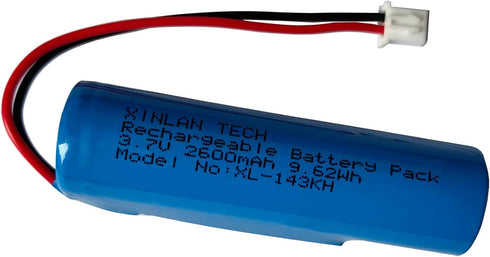 XINLANTECH 3.7V 2600mAh 9.62Wh Rechargeable Li-ion Battery with XH2.54mm-2Pin Plug for Croove B0143KH9KG Voice Amplifier Replacement Battery