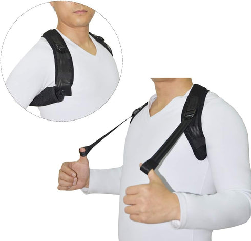 XPprax Adjustable Posture Corrector/Back Brace for Women and Men - Pain Relief for Sore Upper Back, Improve Mobility