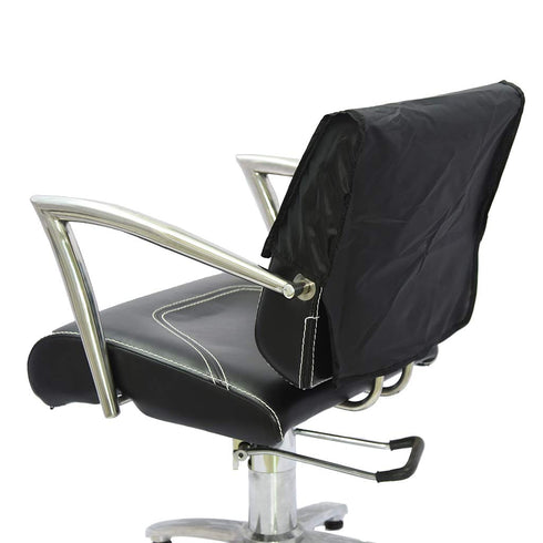 Salon Barber Chair Back Covers - Protective Equipment Tools & Accessories for Hair Stylist - Black