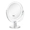 Vanity Mirror Makeup Mirror with Stand, 1X/15X Magnification Double Sided 360 Degree Swivel Mirror