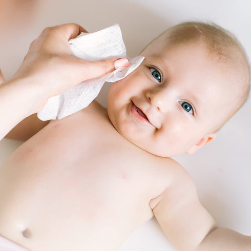 Natural Essentials Recommended (30 Count) Lil' Peepers Baby Eye Wipes and Eyelid Cleanser, Preservative-Free