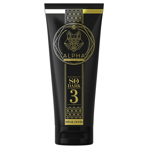 Ouro Alpha 3 So Dark Gray Hair Blender Gel | 8.45oz-250ml Alpha 3 Grey Hair Blender