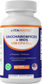 Vitamatic Saccharomyces Boulardii Probiotic, 10B per Serving + Yeast Extract, 300 mg, 60 DR Capsules
