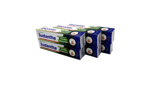 Link Sudantha (80g 6) Homeopathic Herbal Toothpaste for Total Oral Protection x