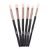 MSQ Eye Brush Set, Rose Gold 6pcs Eyeshadow Set, Eyebrow Brush Makeup Brushes for Eyeshadow, Eyebrow, Eyeliner
