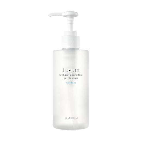 Hyaluronic Acid Cleanser with Bamboo Extract, Gentle Formula for Sensitive Skin, Korean Gel Facial Wash, 6.76 fl. oz