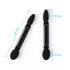 Professional Double Head Eyeshadow Brushes Cosmetic Tool 50 Pcs Disposable Dual Sides Eyeshadow Sponge Brushes Makeup Applicator, (Size: 2.44 inch, Color: Black)