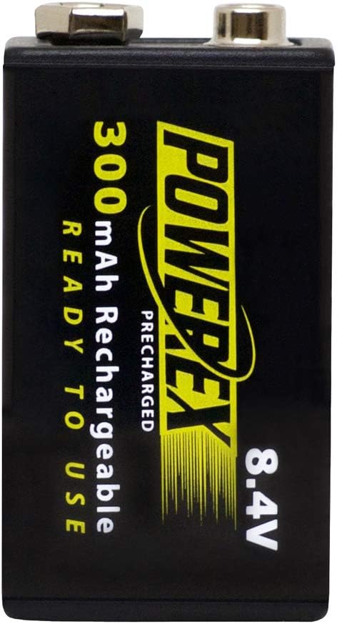 Powerex Precharged 8.4V Rechargeable Low Self Discharge NiMH Battery, MHR84VP