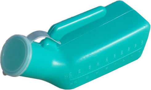 YUMSUM Thick Firm Male Urinal, 32oz./1000mL, Green, 2 Pack
