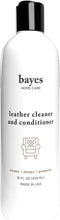 Bayes Premium Non-Toxic Leather Upholstery Cleaner & Conditioner - 16 oz, Prevents Drying & Cracking